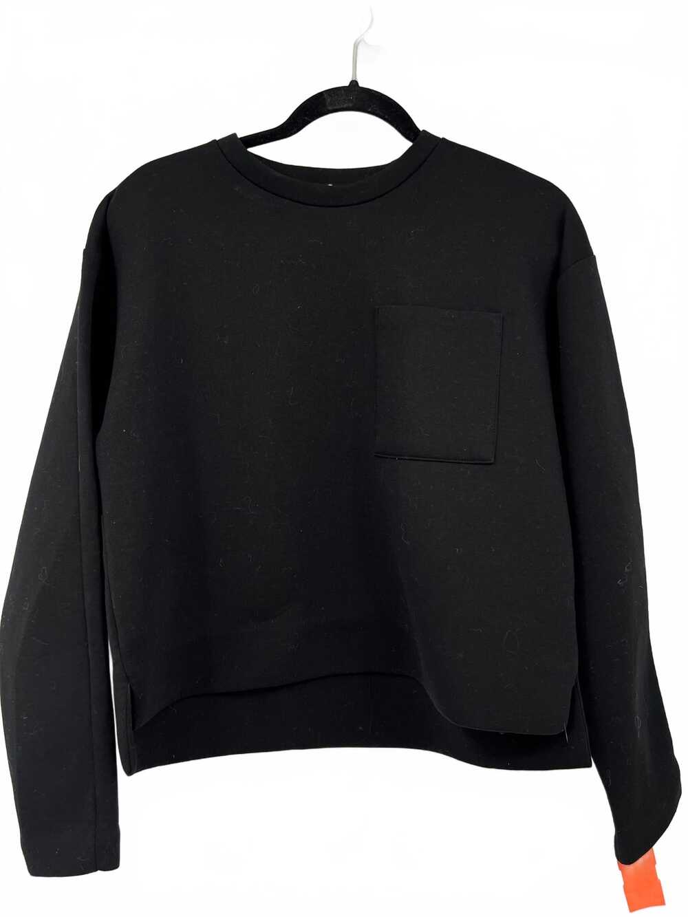 Everlane Black Cropped Pullover Knit | Women’s M Crew Neck